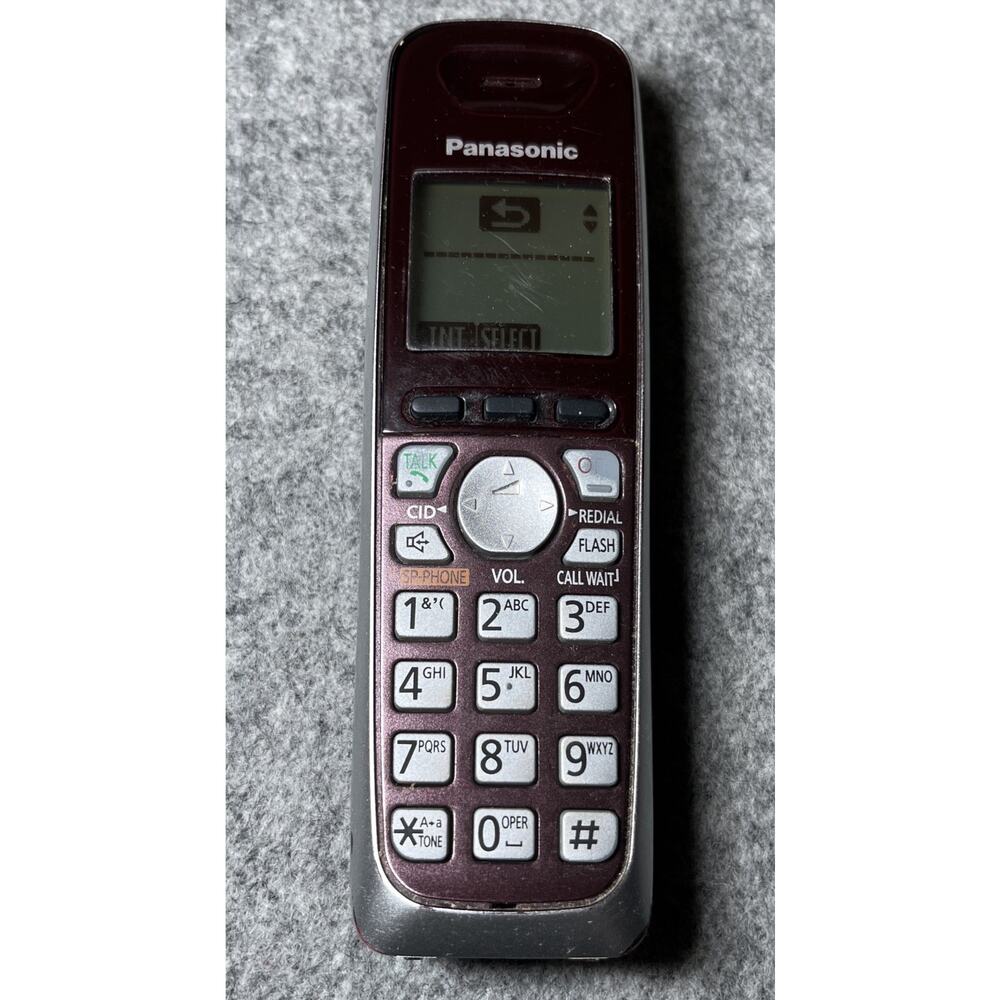 Panasonic Handset Expansion RED KX-TGA653 KX-TG6511 TG6533 TG6545 TG6525 TG6541